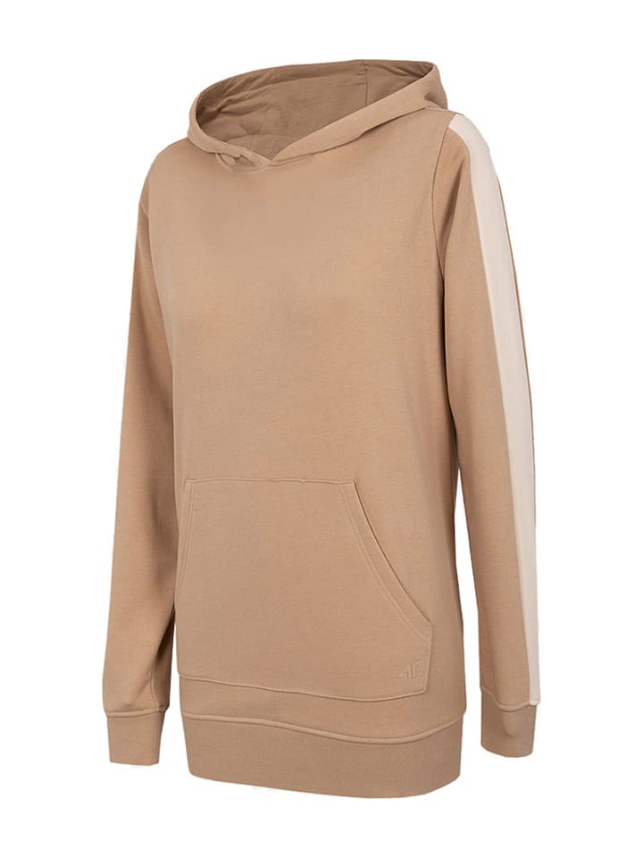 4F Bluza w kolorze jasnobrązowym rozmiar: XS