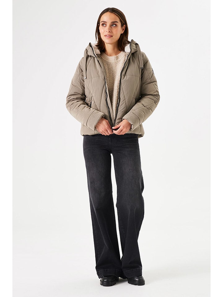 Garcia Kurtka pikowana w kolorze beżowym rozmiar: M