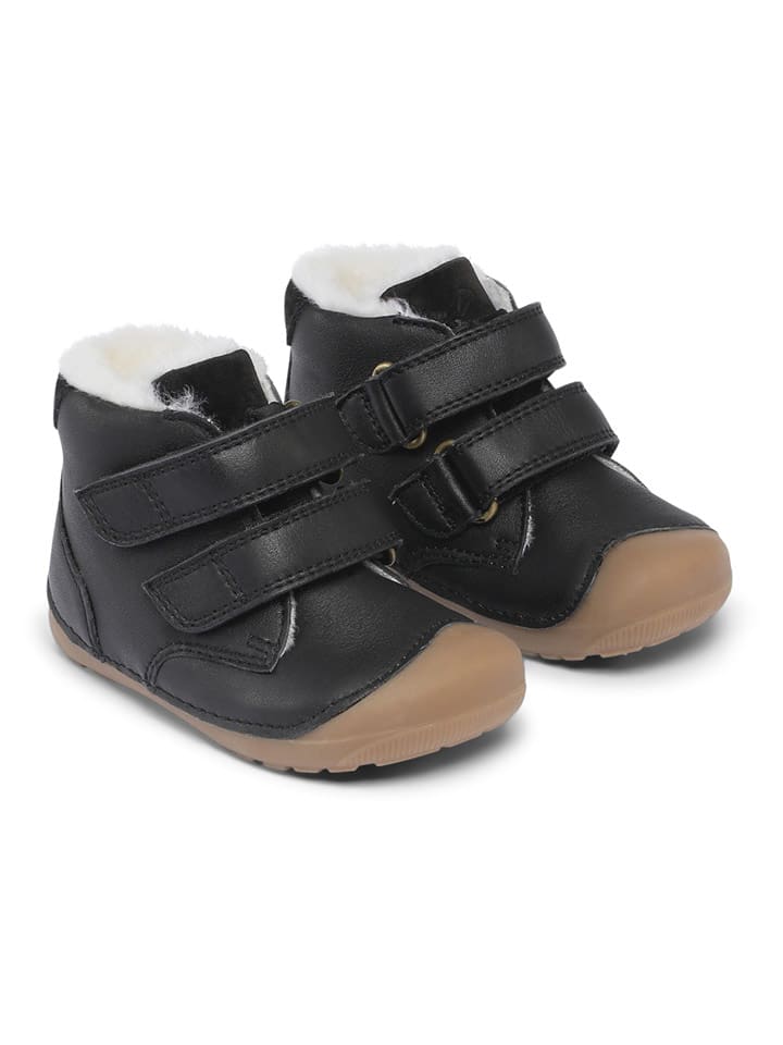 Bundgaard Buty "Petit Mid Winter Strap" w kolorze czarnym do nauki chodzenia rozmiar: 20