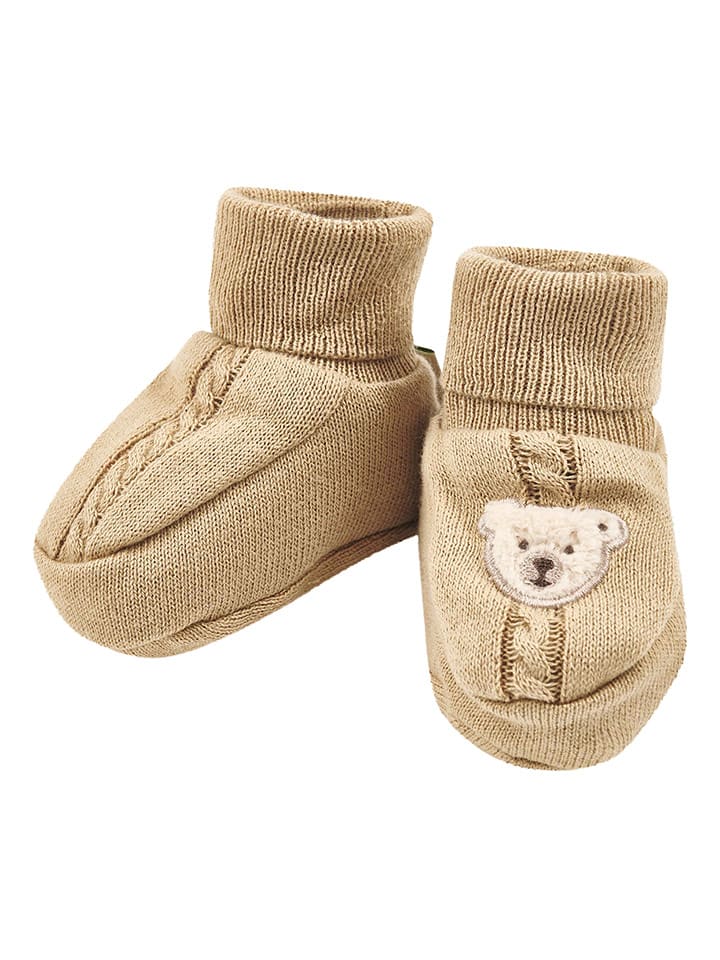 Steiff Skarpety w kolorze beżowym rozmiar: 68-80
