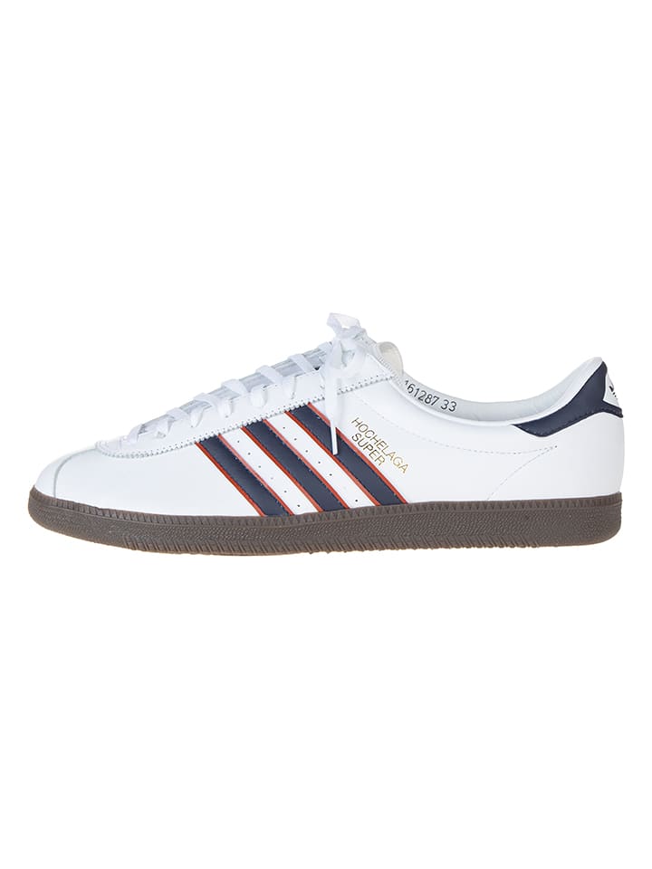 adidas Skórzane sneakersy "SPZL Hochelaga" w kolorze białym rozmiar: 46