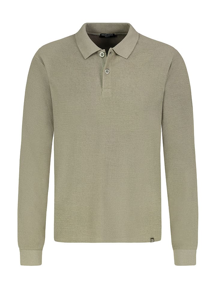 Eight2Nine Koszulka polo w kolorze oliwkowym rozmiar: XL