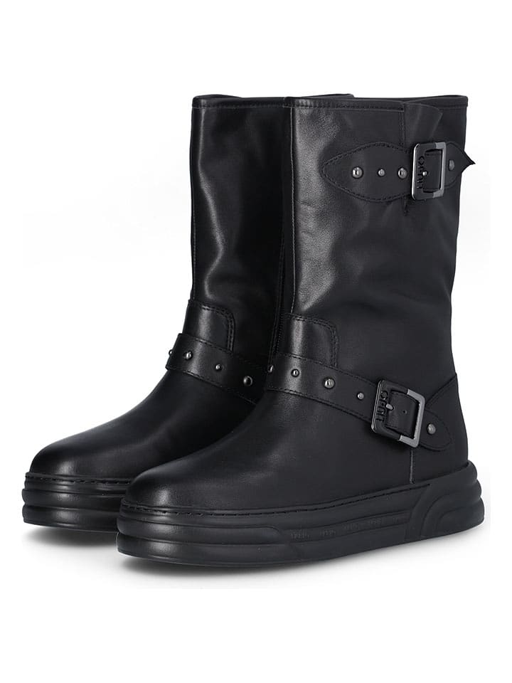 Liu Jo Skórzane botki w kolorze czarnym rozmiar: 38