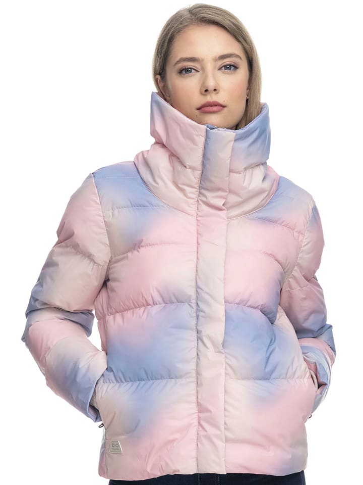 ragwear Kurtka pikowana w kolorze różowo-błękitnym rozmiar: M