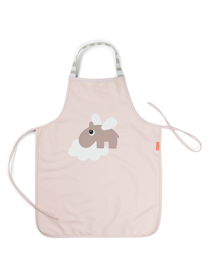 done by deer Fartuszek dziecięcy "Happy Clouds" w kolorze jasnoróżowym - 48 x 38 cm rozmiar: onesize