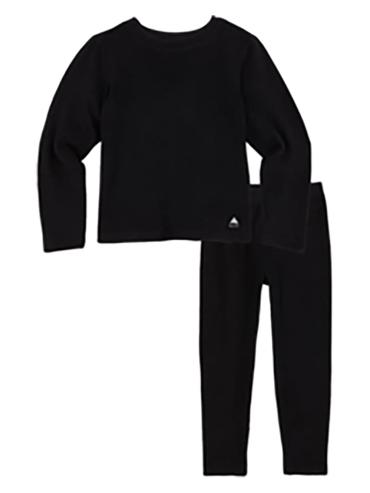 Burton 2-częściowy zestaw bielizny funkcyjnej "Fleece" w kolorze czarnym rozmiar: 80/86