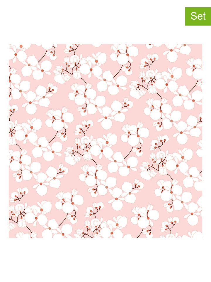 ppd Serwetki (40 szt.) "Bridget cherry" w kolorze jasnoróżowym rozmiar: onesize