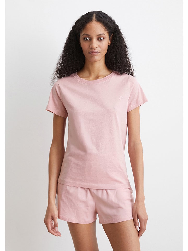 Marc O´Polo Koszulka piżamowa w kolorze jasnoróżowym rozmiar: M