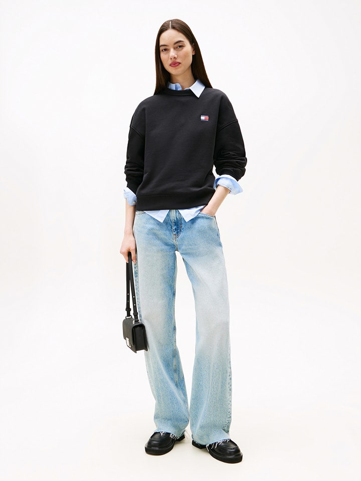 TOMMY JEANS Bluza w kolorze czarnym rozmiar: L