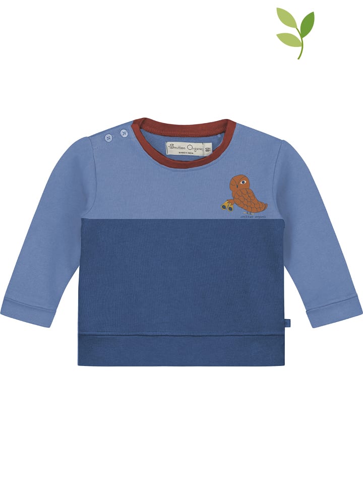 Smitten Organic Bluza w kolorze niebieskim rozmiar: 134