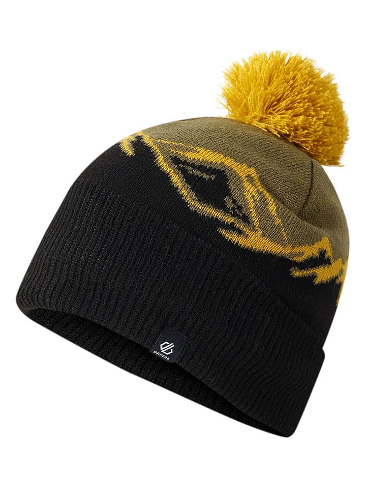 Dare 2b Czapka "Fernie Bobble" w kolorze czarno-żółtym rozmiar: 158