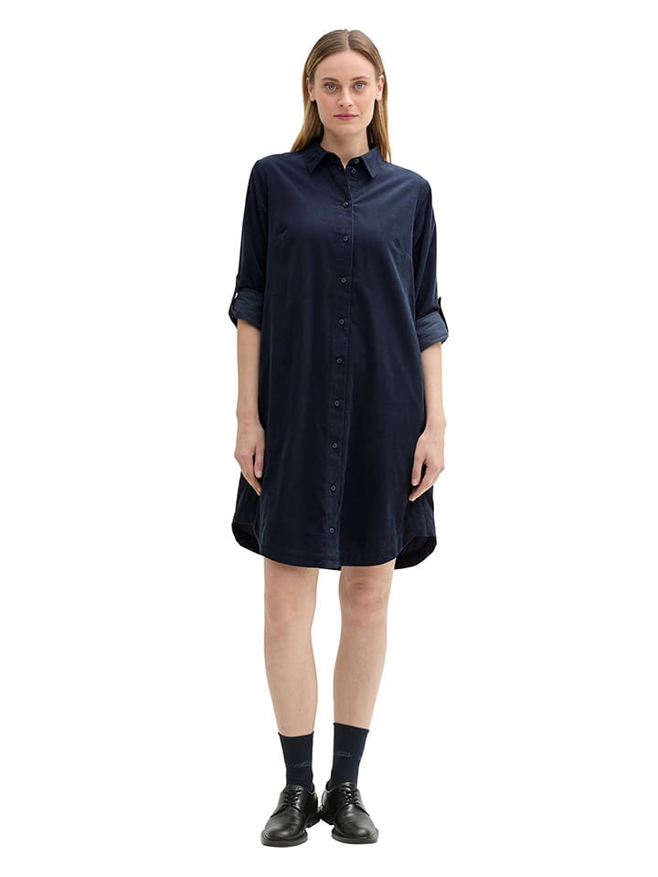 Tom Tailor Sukienka koszulowa w kolorze granatowym rozmiar: 36