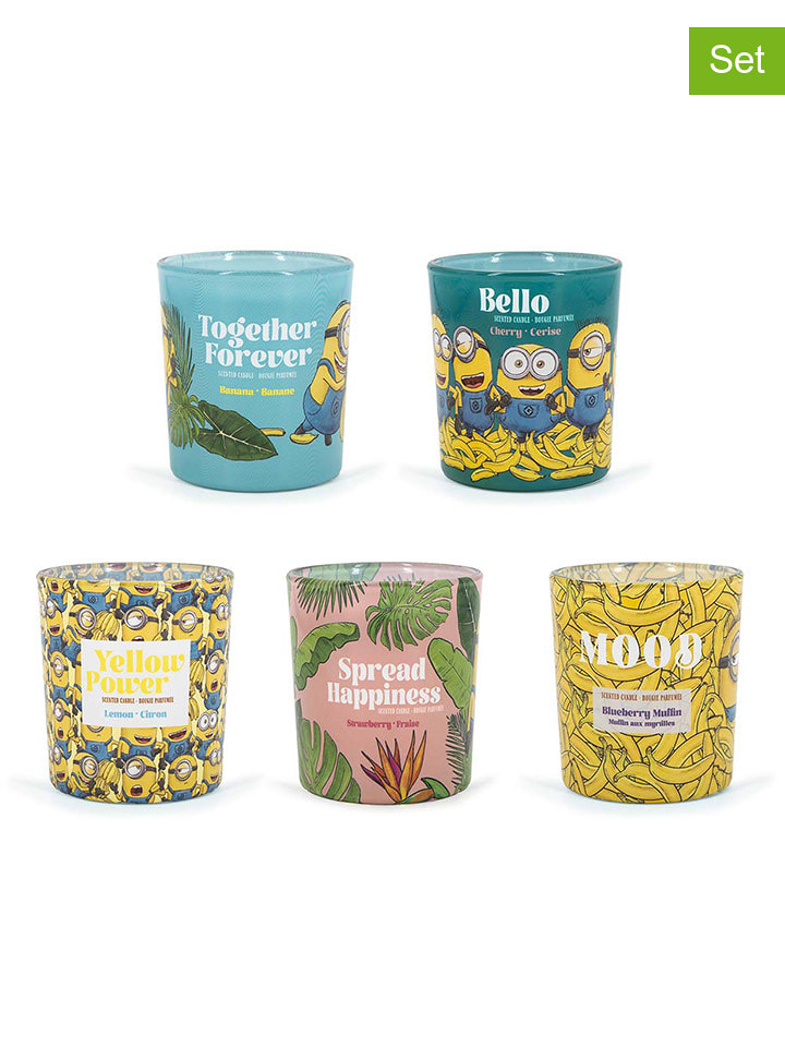 Minions Świece zapachowe (5 szt.) "Minions" rozmiar: onesize