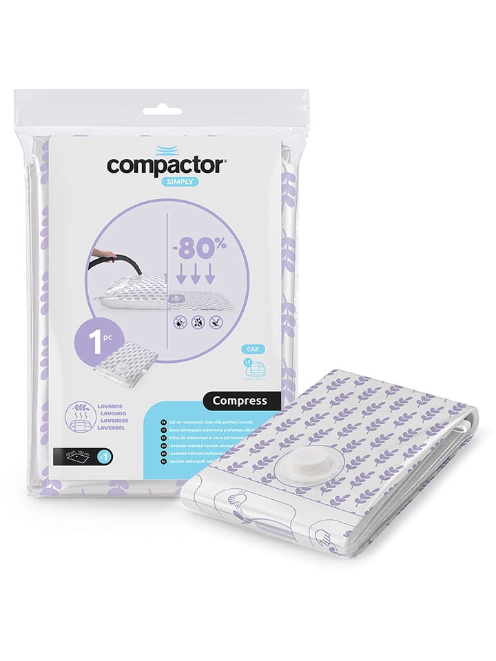 Compactor Worek próżniowy w kolorze białym - 70 x 100 cm rozmiar: onesize