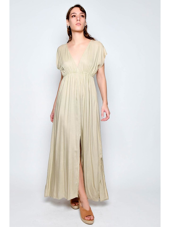 H.H.G. Sukienka w kolorze beżowym rozmiar: XL