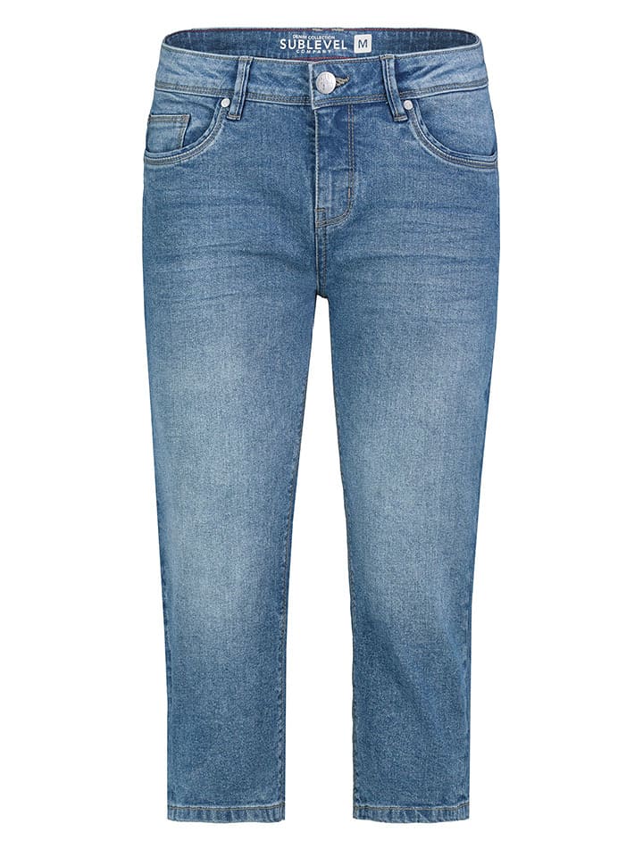 Sublevel Rybaczki dżinsowe w kolorze niebieskim rozmiar: M