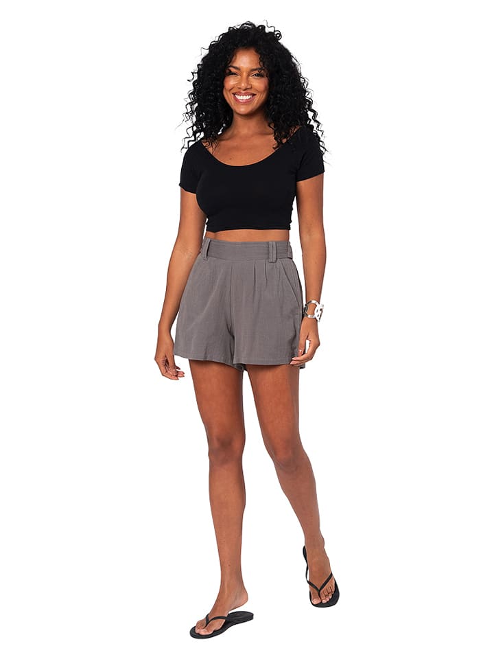 Aller Simplement Szorty w kolorze antracytowym rozmiar: 38/40