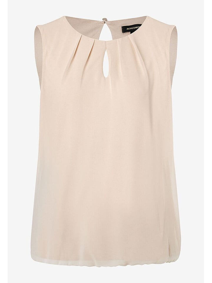 More & More Bluzka w kolorze beżowym rozmiar: 38
