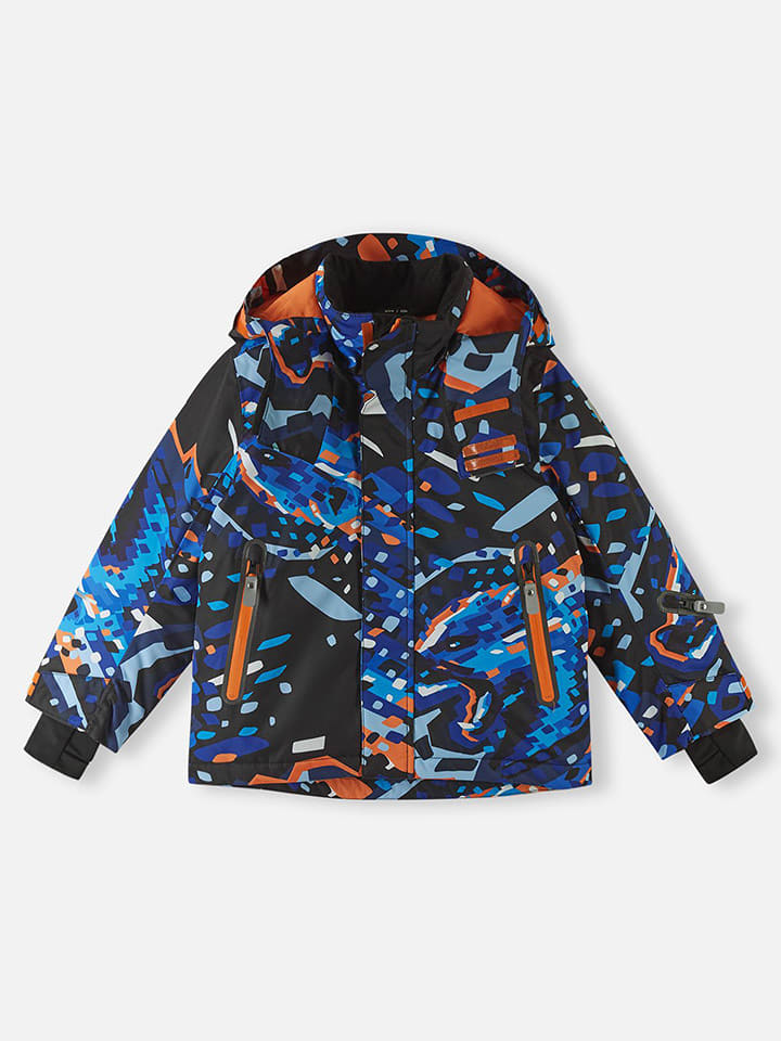 Reima Kurtka zimowa "Kairala" w kolorze czarnym ze wzorem rozmiar: 140