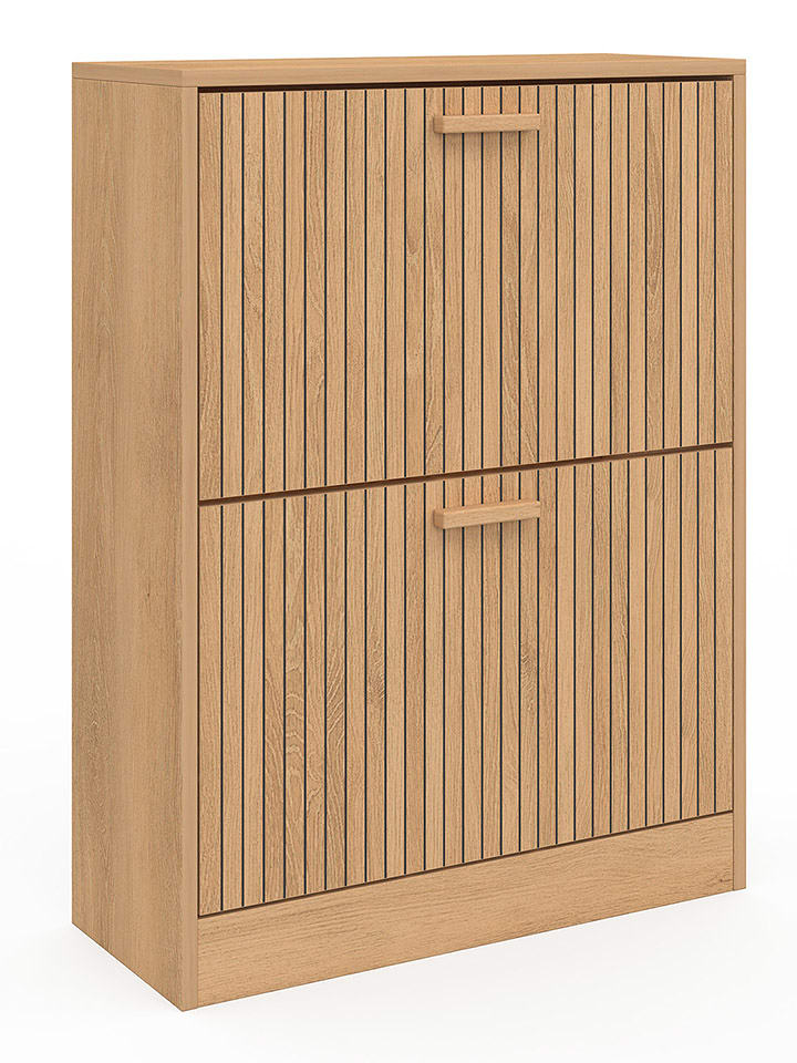 IDOMYA Essentials Szafka "Faustine" w kolorze jasnobrązowym na buty - 60 x 80 x 24 cm rozmiar: onesize