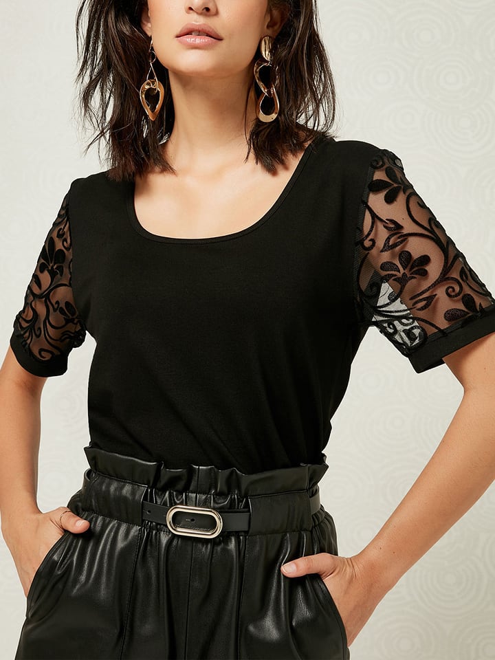 LA Angels Bluzka w kolorze czarnym rozmiar: M