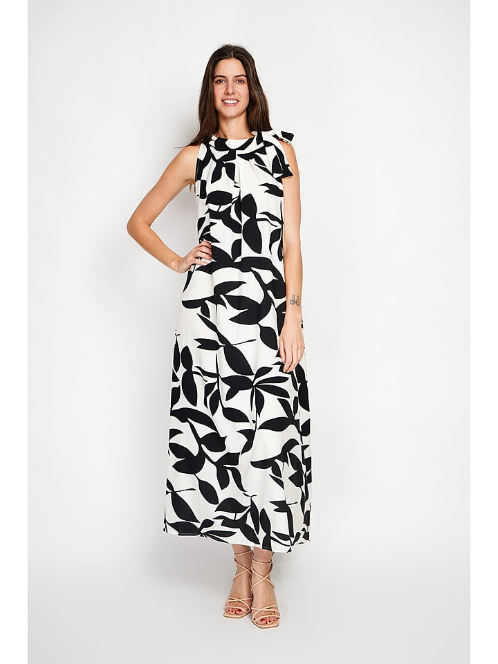 William de Faye Sukienka w kolorze biało-czarnym rozmiar: 38