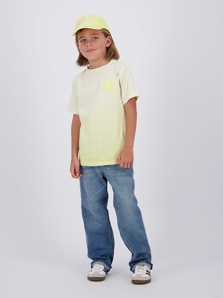 Vingino Koszulka w kolorze żółto-kremowym rozmiar: 140