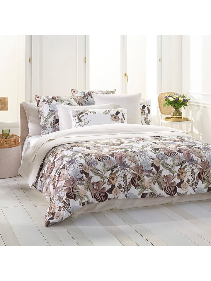 CXL by Christian Lacroix Satynowa poszwa w kolorze szarobrązowym na kołdrę rozmiar: 250x200 cm