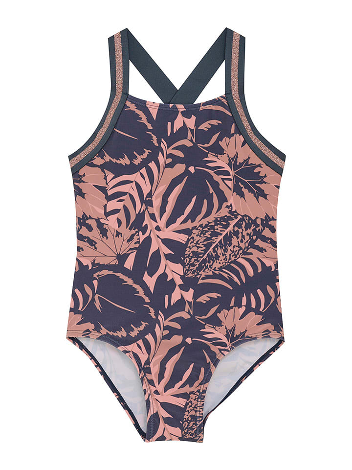 Color Kids Strój kąpielowy w kolorze granatowo-jasnoróżowym rozmiar: 104