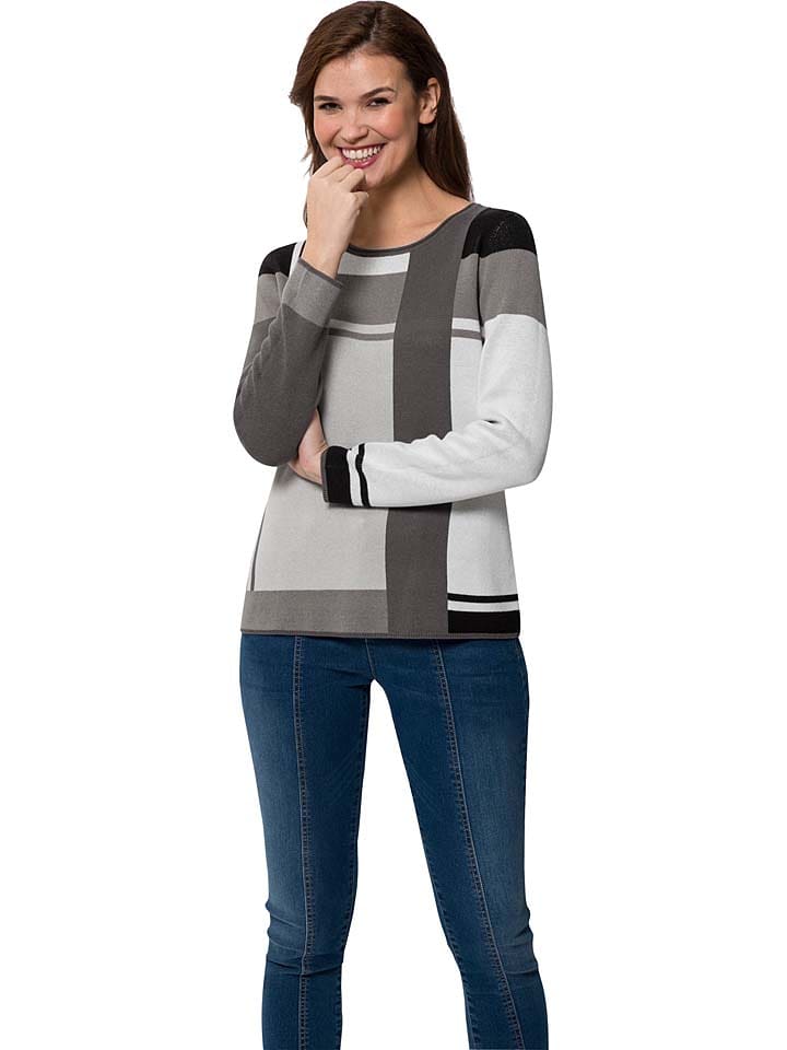 Heine Sweter w kolorze szarym rozmiar: 38