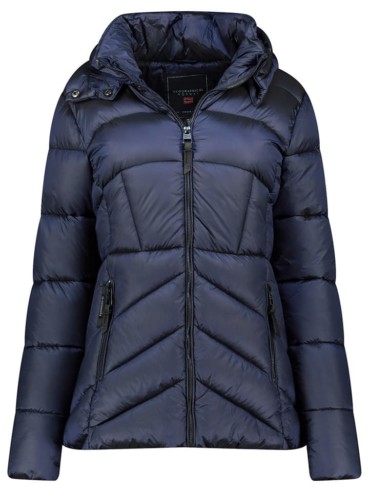 Geographical Norway Kurtka pikowana "Blanche" w kolorze granatowym rozmiar: L