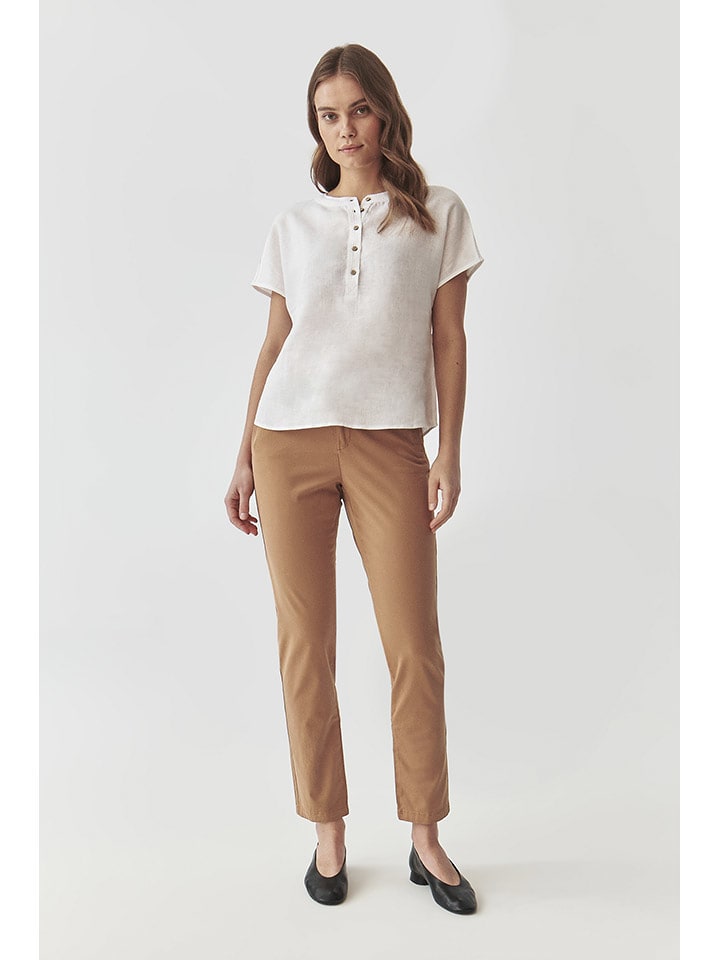 TATUUM Spodnie w kolorze jasnobrązowym rozmiar: 38