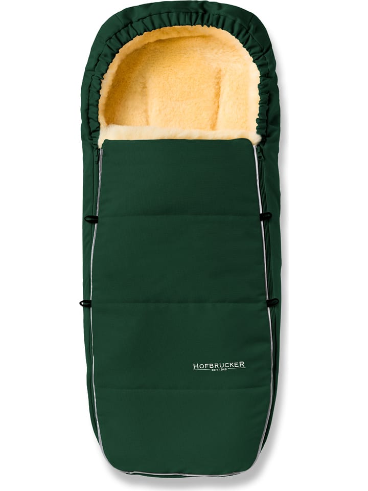 Hofbrucker Śpiworek "Alaska" w kolorze ciemnozielonym - 95 x 35 cm rozmiar: onesize