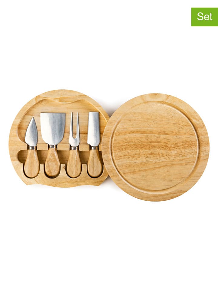 Ibili 3-częściowy zestaw w kolorze jasnobrązowym do sera rozmiar: onesize