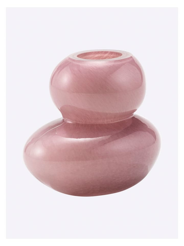 heine home Wazon w kolorze jasnoróżowym - wys. 13 x ⌀ 15,5 cm rozmiar: onesize