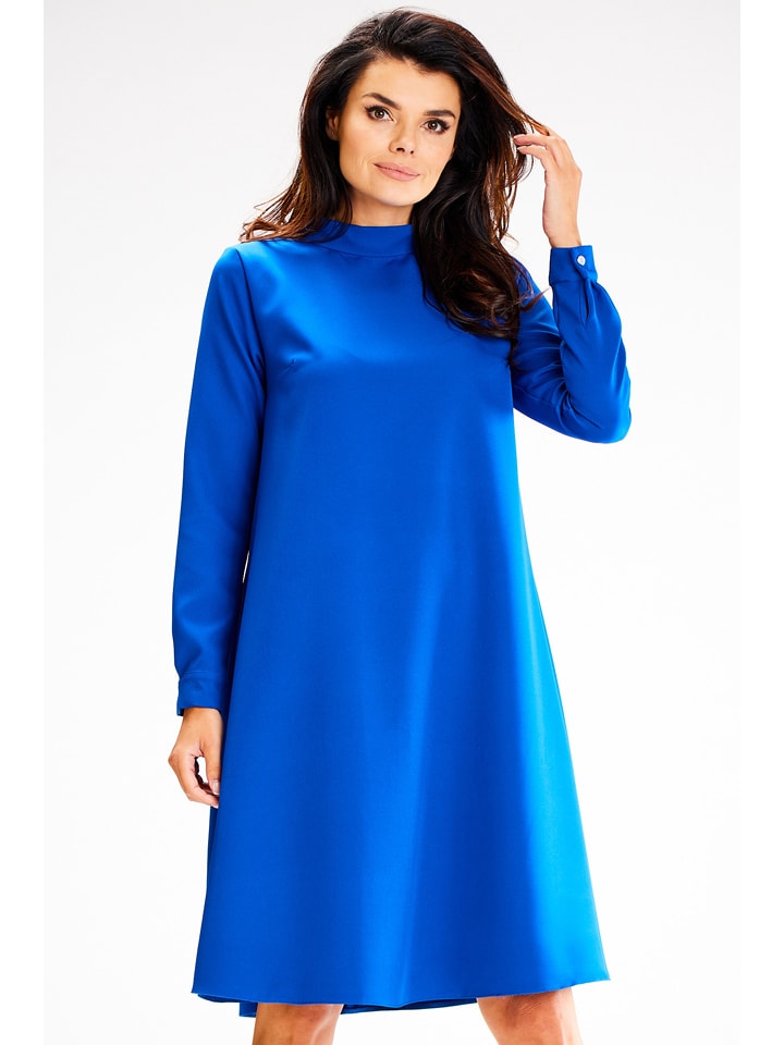 Awama Sukienka w kolorze niebieskim rozmiar: L