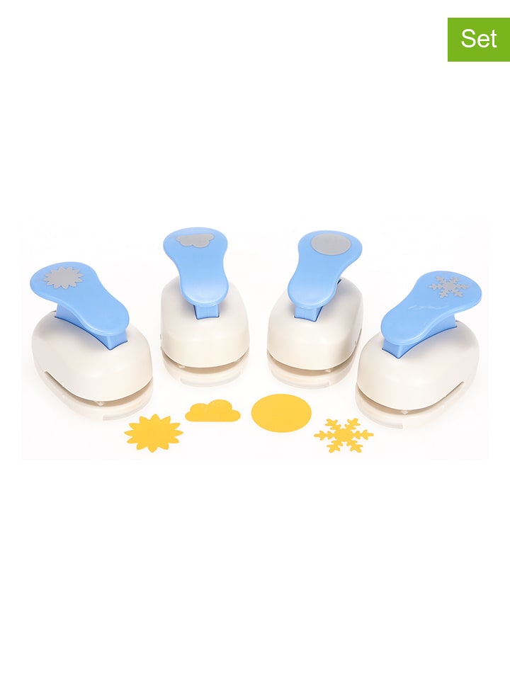 SUNNYSUE Dziurkacze (4 szt.) w kolorze błękitnym rozmiar: onesize