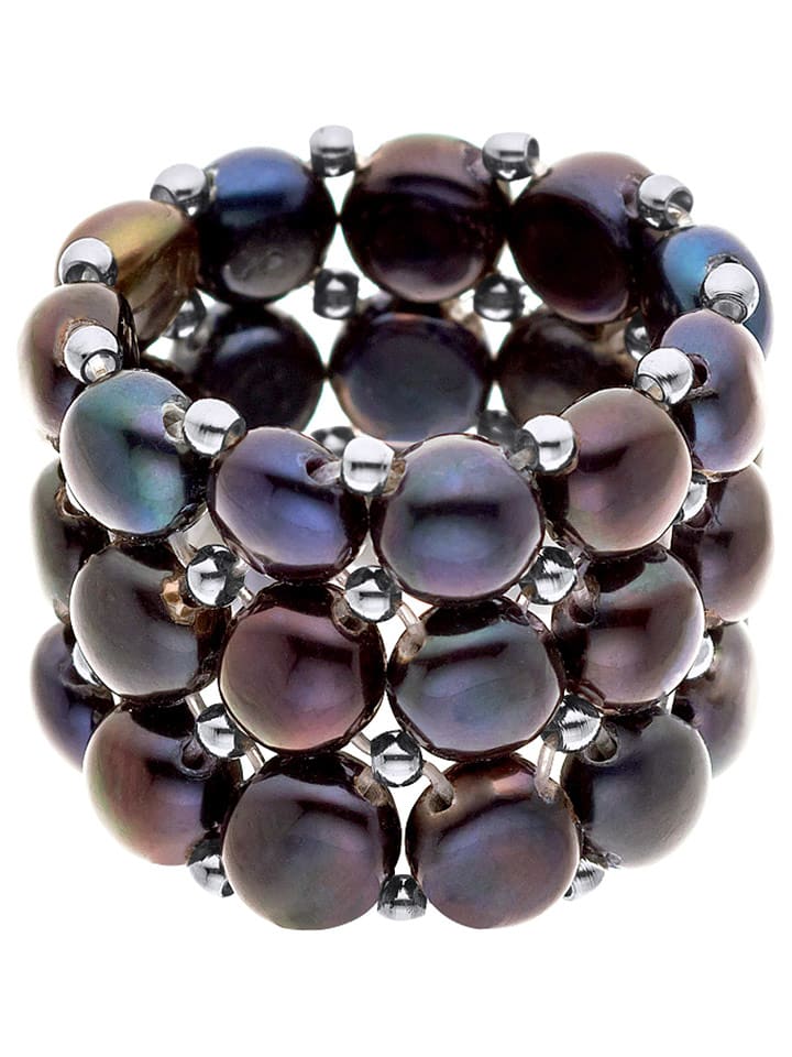 ATELIERS SAINT GERMAIN Pierścionek perłowy rozmiar: onesize