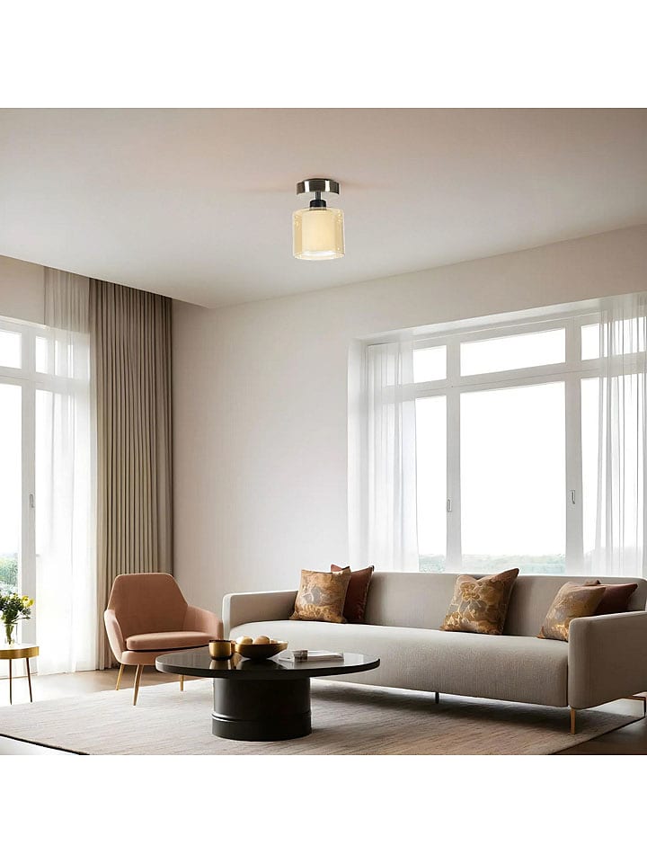 Opviq Lampa sufitowa w kolorze srebrno-kremowym - 15 x 20 cm rozmiar: onesize