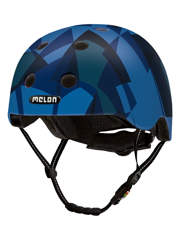 Melon Helmets Kask rowerowy "Frozen Lake" w kolorze granatowo-niebieskim rozmiar: 46-52 cm