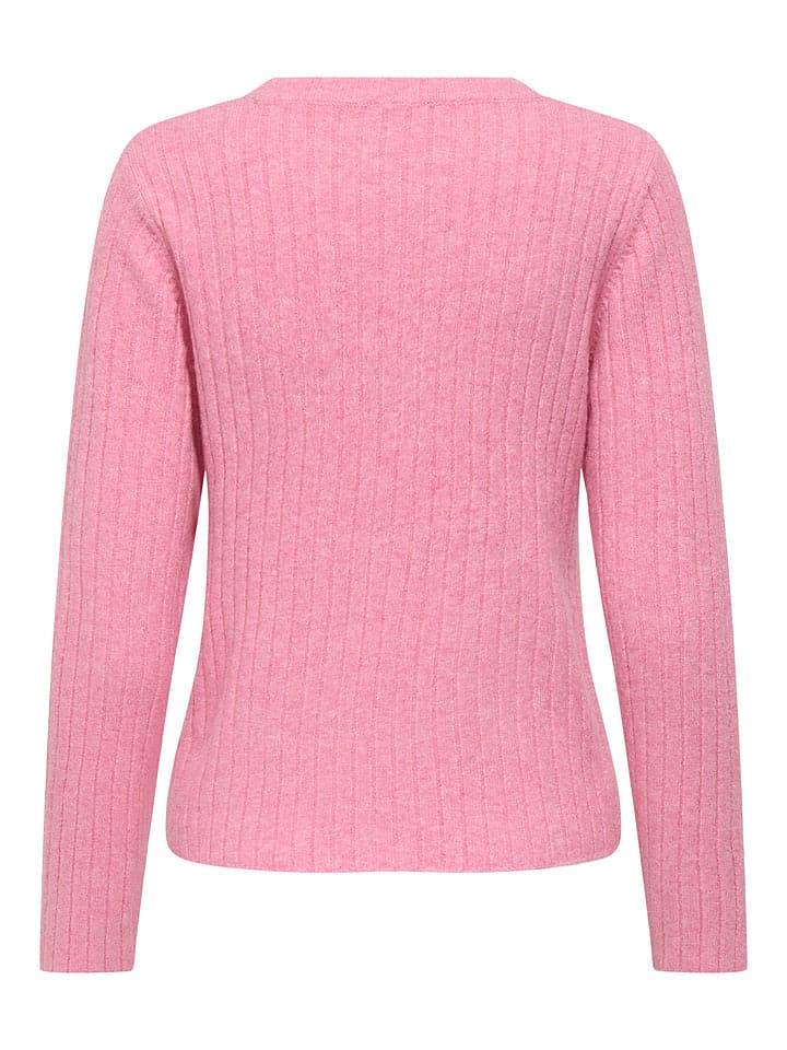 ONLY Sweter w kolorze jasnoróżowym rozmiar: L