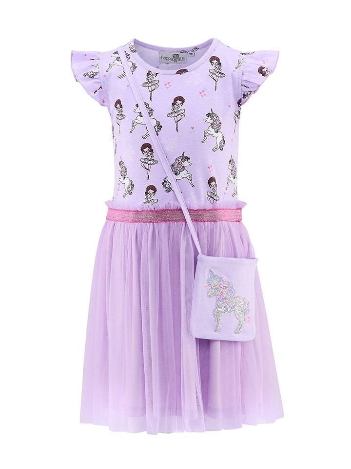 happy girls by Eisend Sukienka w kolorze fioletowym rozmiar: 146