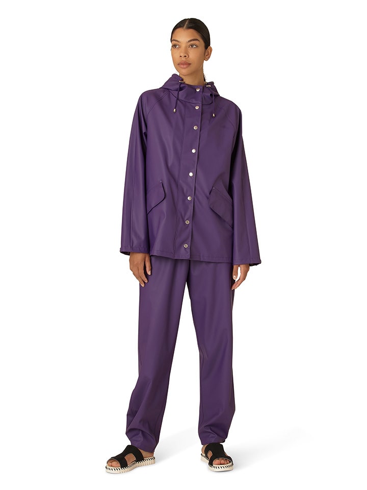 Ilse Jacobsen Kurtka przeciwdeszczowa w kolorze fioletowym rozmiar: 42