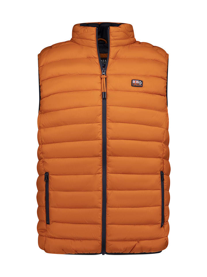 NEW ZEALAND AUCKLAND Kamizelka pikowana w kolorze pomarańczowym rozmiar: XL