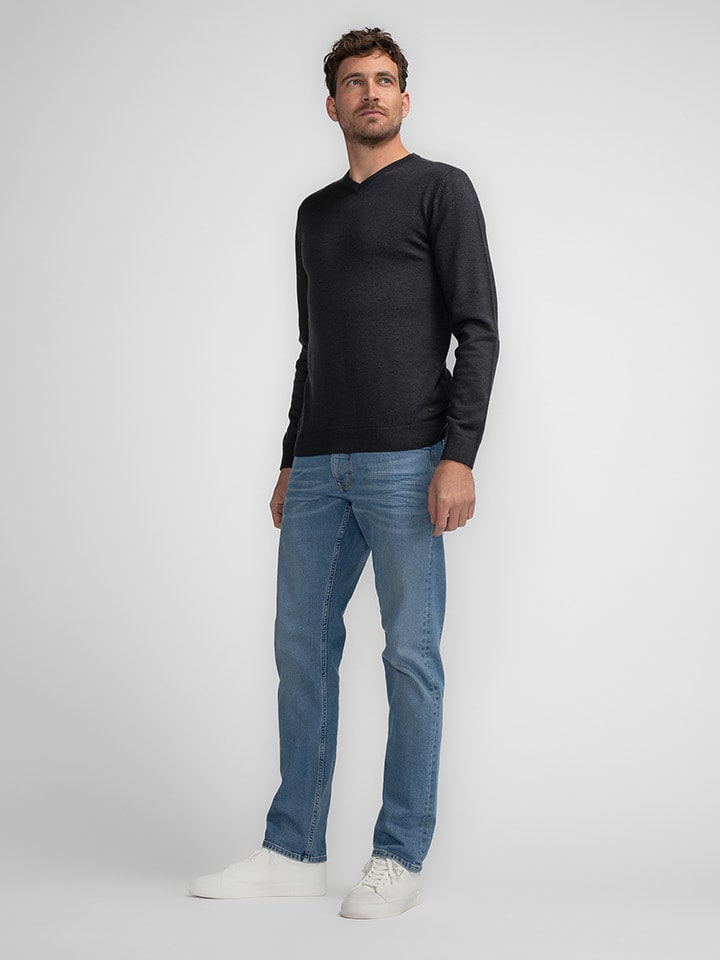 Petrol Industries Sweter w kolorze granatowym rozmiar: L