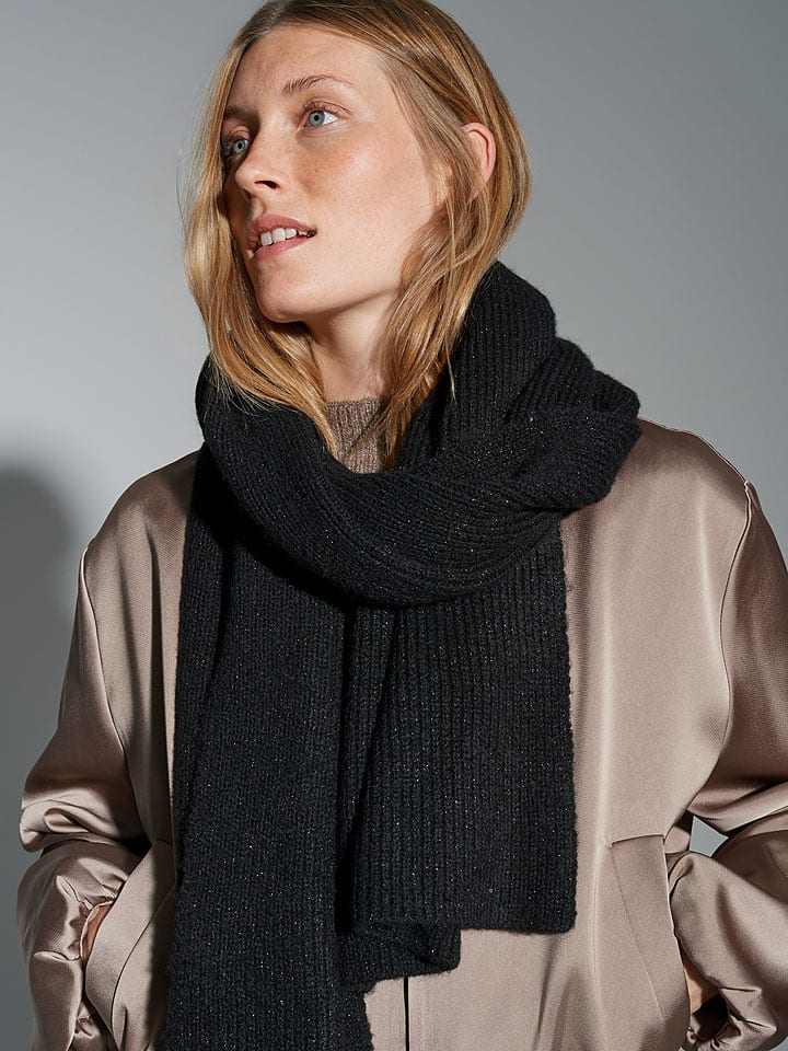 OPUS Szal "Ashiny" w kolorze czarnym rozmiar: onesize