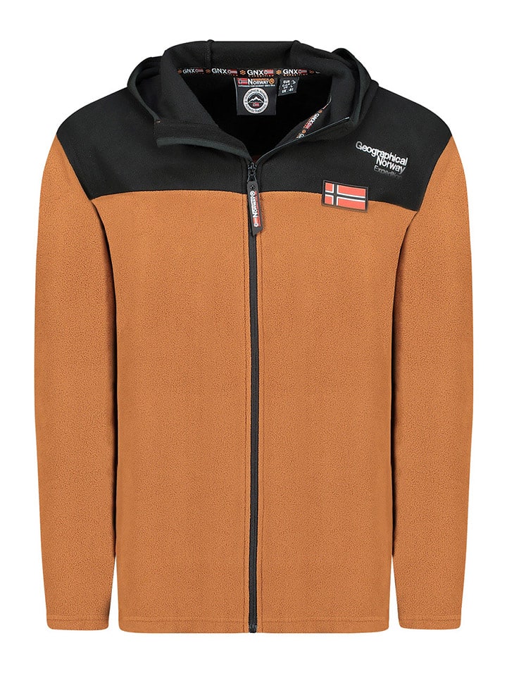 Geographical Norway Kurtka polarowa "Uniclerc" w kolorze jasnobrązowym rozmiar: L