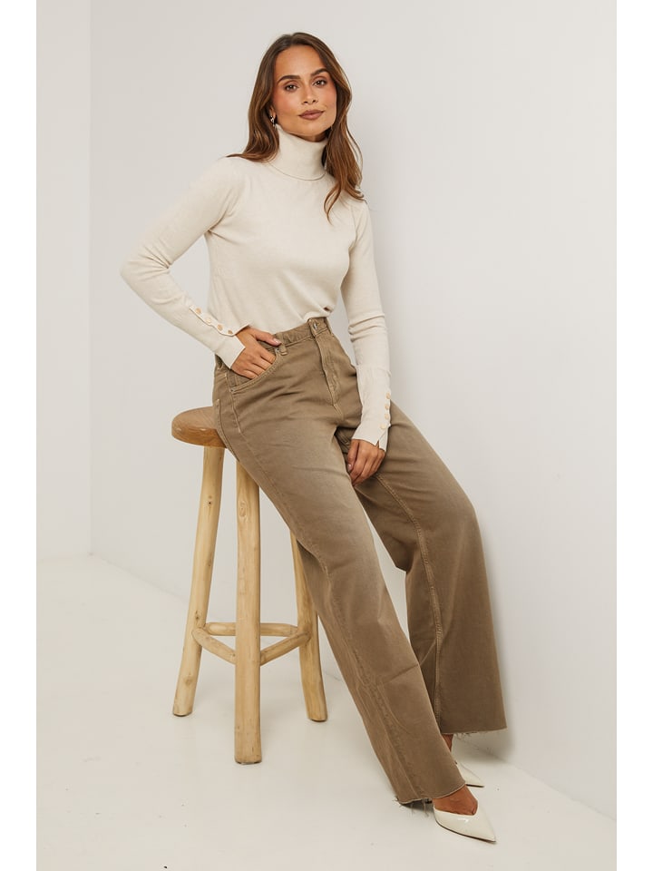 Soft Cashmere Golf w kolorze beżowym rozmiar: 34/36