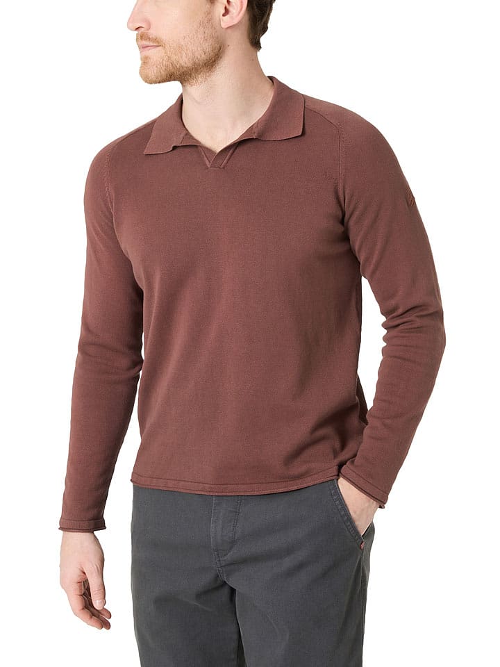 Timezone Koszulka polo w kolorze jasnobrązowym rozmiar: XXL