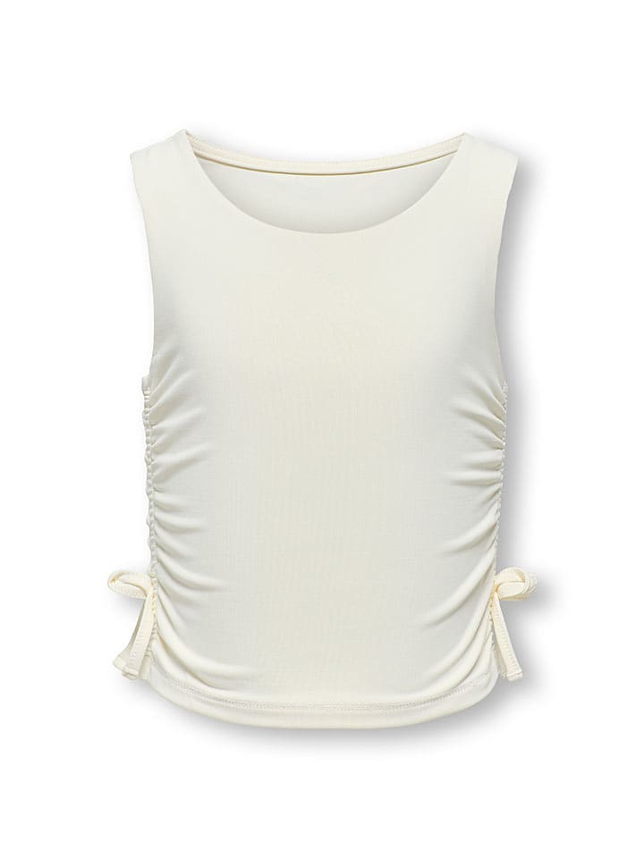 KIDS ONLY Top w kolorze białym rozmiar: 122/128